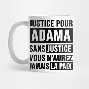 Justice Pour ADAMA Mug